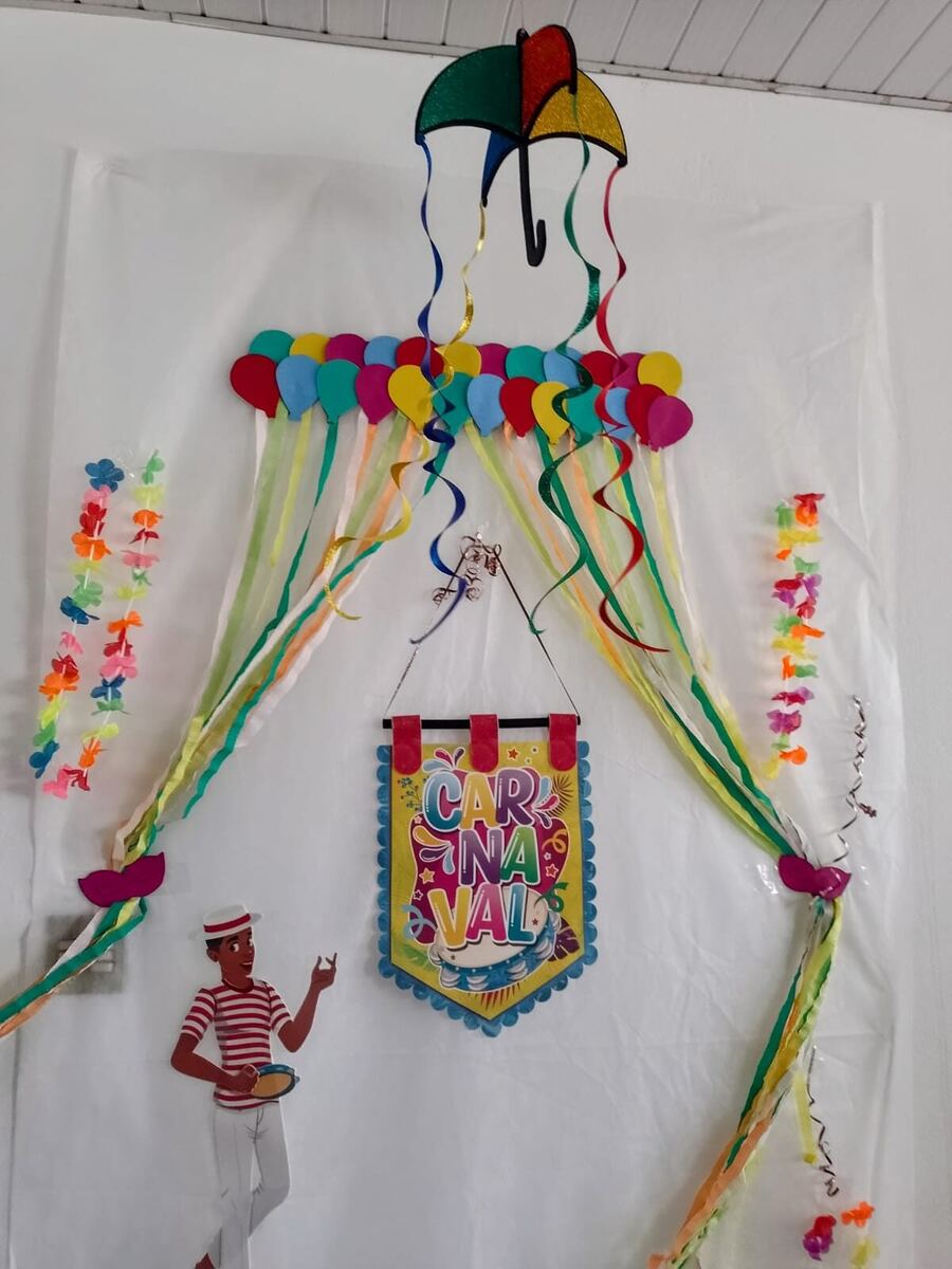 Decoração de Carnaval em comemoração do SEPIN